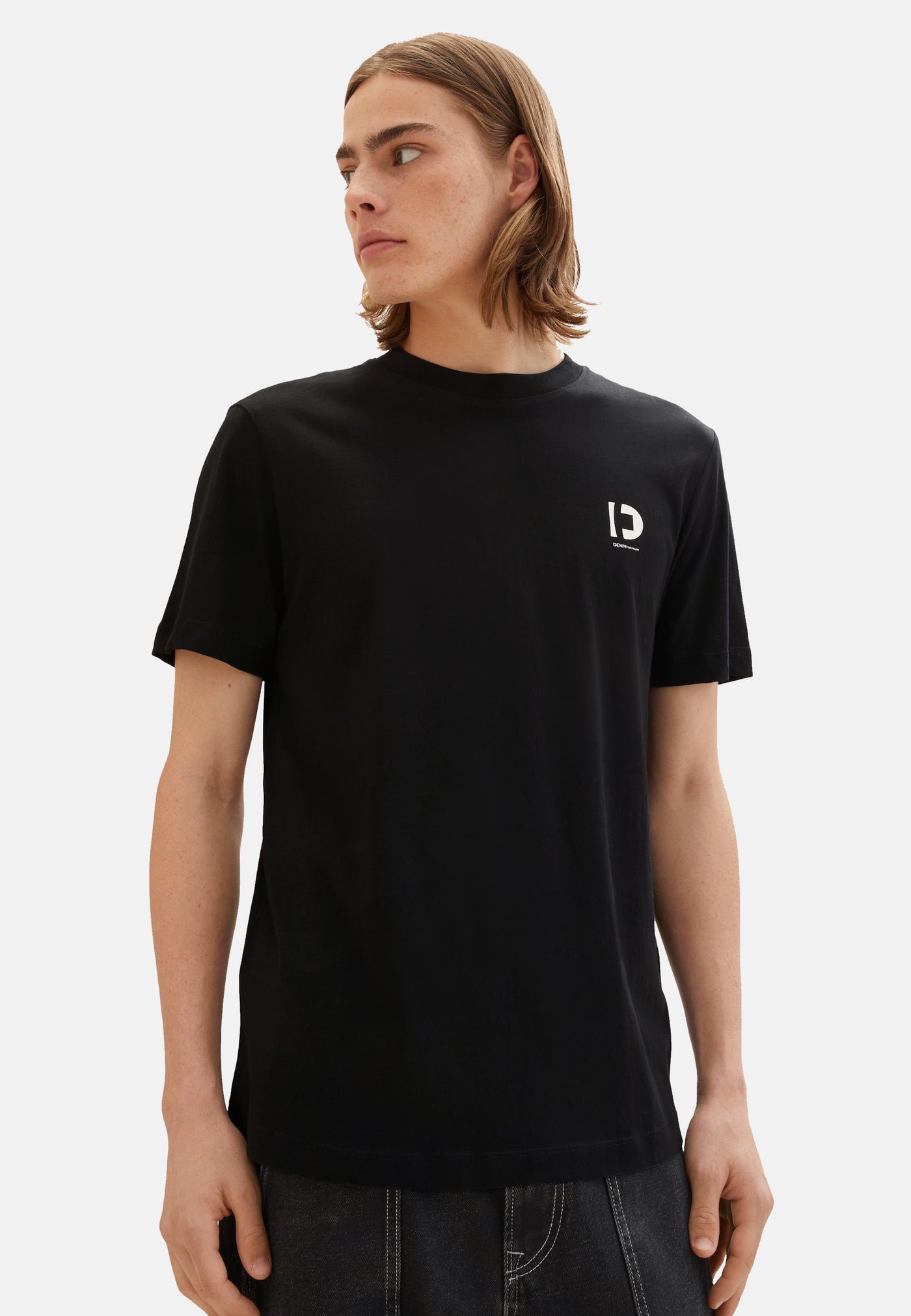 Tom Tailor Kurzarmshirt mit abgerundetem Saum