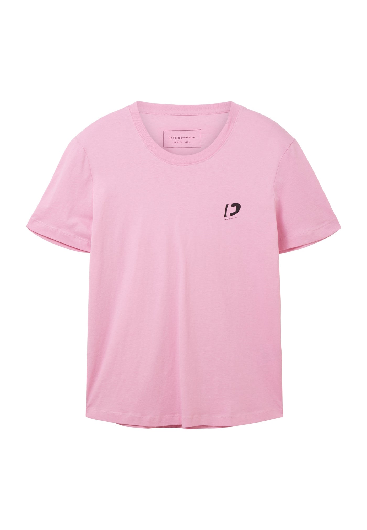 Tom Tailor Kurzarmshirt mit abgerundetem Saum