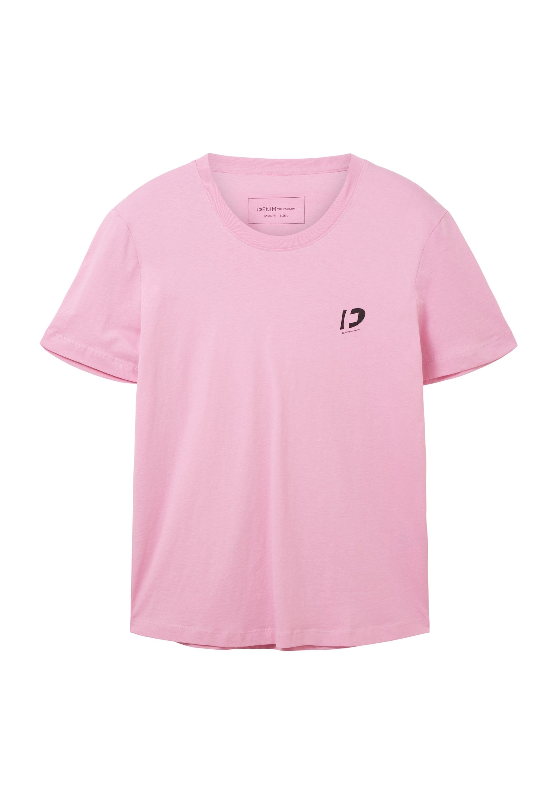 Tom Tailor Kurzarmshirt mit abgerundetem Saum