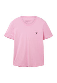 Tom Tailor Kurzarmshirt mit abgerundetem Saum