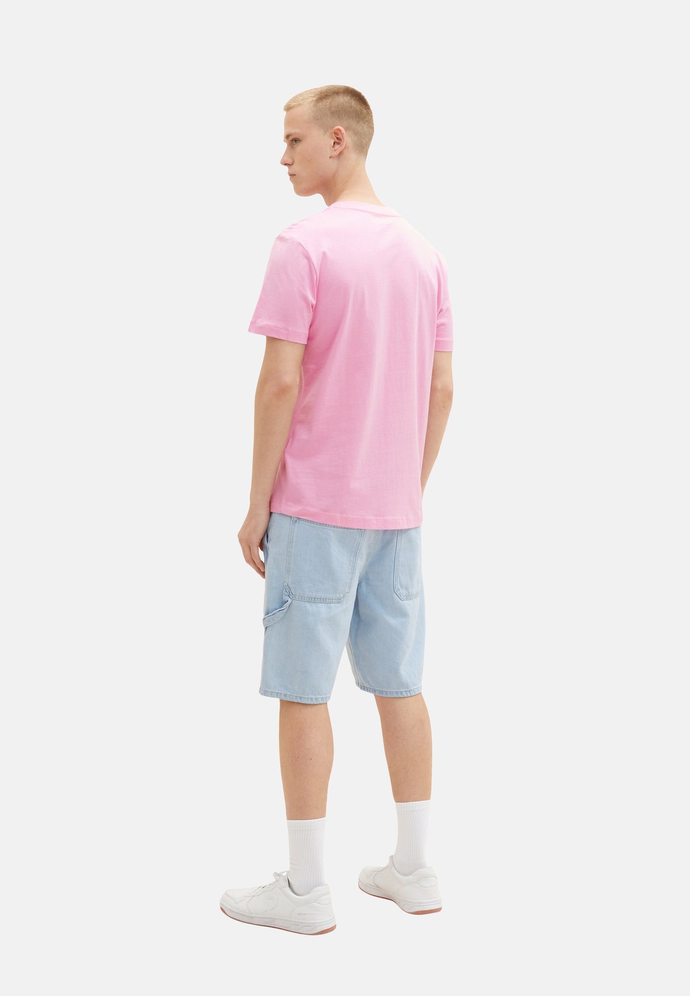 Tom Tailor Kurzarmshirt mit abgerundetem Saum