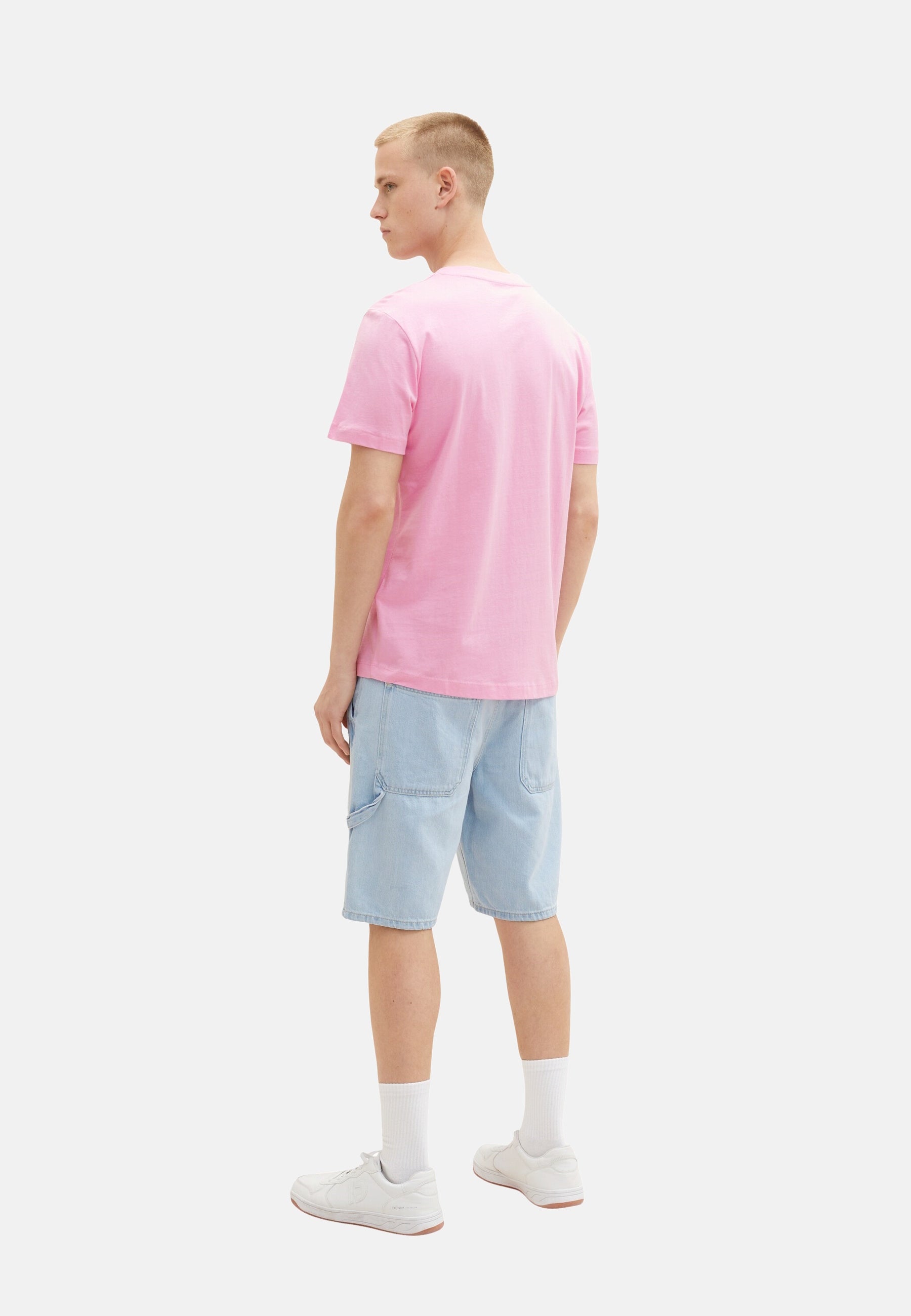 Tom Tailor Kurzarmshirt mit abgerundetem Saum