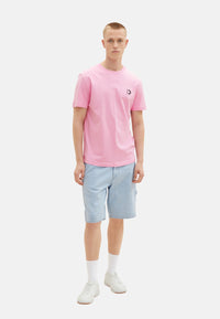 Tom Tailor Kurzarmshirt mit abgerundetem Saum