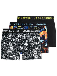Jack & Jones Trunks 3 Pack Unterhosen Shorts JACSUGAR SKULL