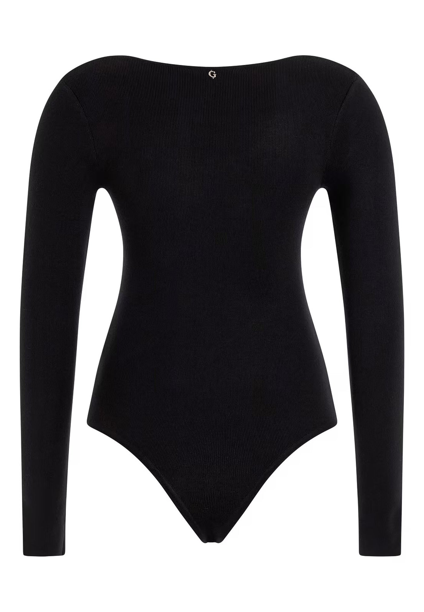 Guess Langärmliger BLING RING UMI mit Rundhalsausschnitt und Cut-Out-Detail in Slim Fit
