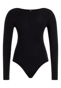 Guess Langärmliger BLING RING UMI mit Rundhalsausschnitt und Cut-Out-Detail in Slim Fit