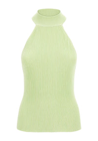 Guess Ärmelloses Rippstricktop SHAYNA mit Stehkragen in Slim Fit