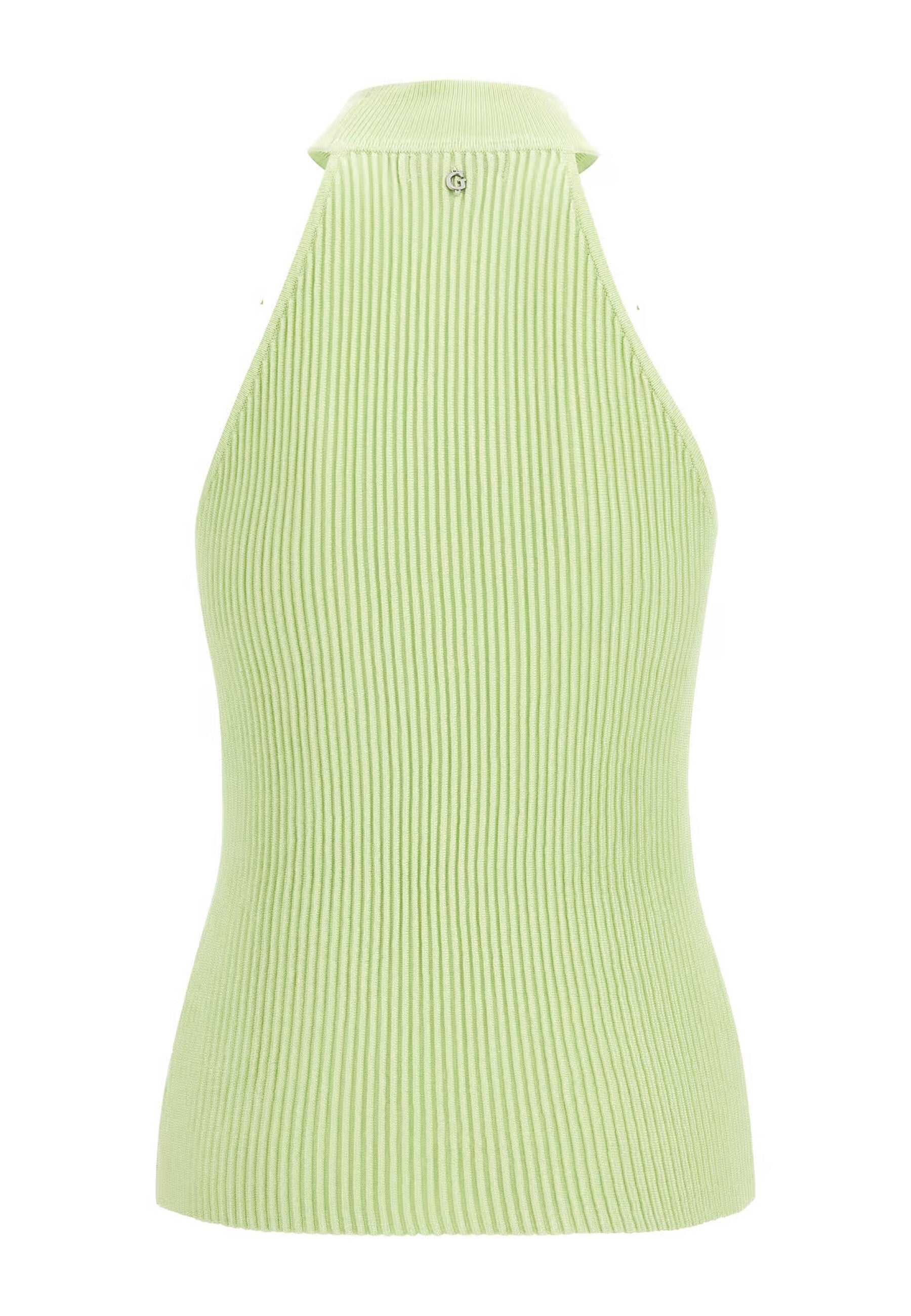 Guess Ärmelloses Rippstricktop SHAYNA mit Stehkragen in Slim Fit
