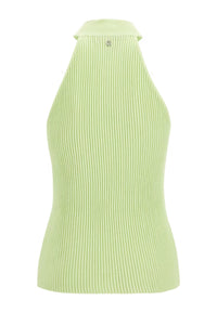Guess Ärmelloses Rippstricktop SHAYNA mit Stehkragen in Slim Fit