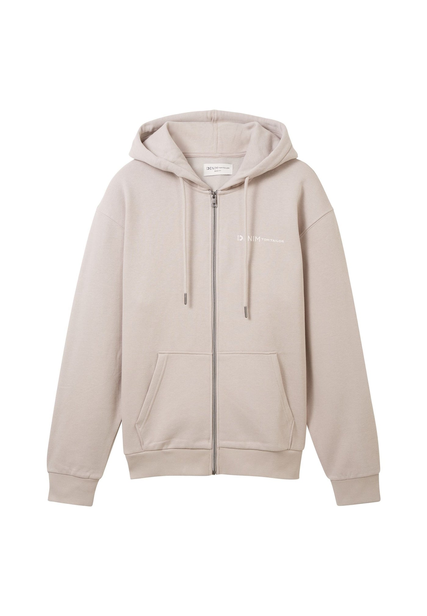 Tom Tailor Zip Hoodie mit Eingrifftaschen
