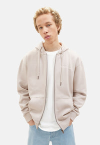 Tom Tailor Zip Hoodie mit Eingrifftaschen