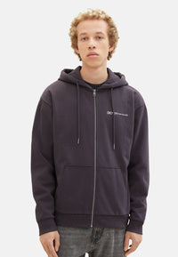 Tom Tailor Zip Hoodie mit Eingrifftaschen
