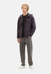 Tom Tailor Zip Hoodie mit Eingrifftaschen