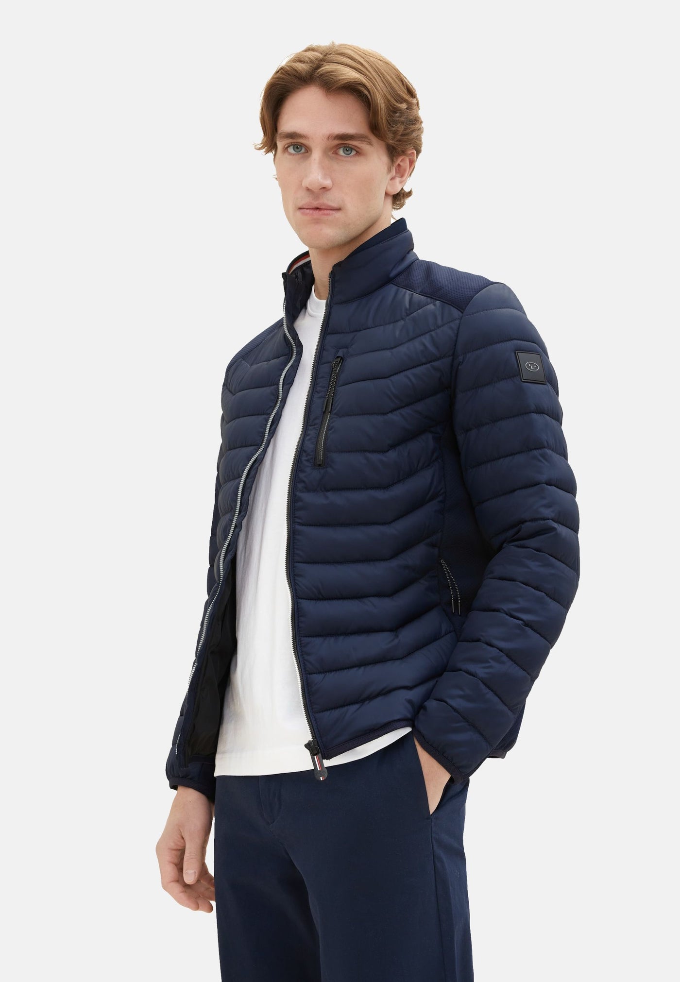 Tom Tailor Steppjacke mit Stehkragen und Reißverschlusstaschen