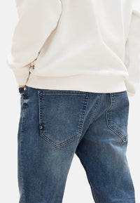 Tom Tailor Five-Pocket-Style lange Hose Slim Fit