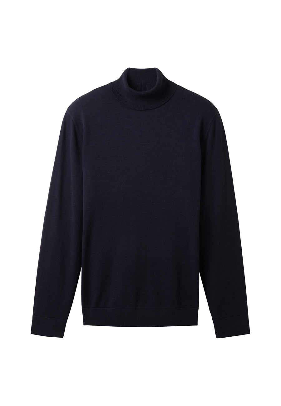 Tom Tailor mit Rollkragen und Rippbündchen