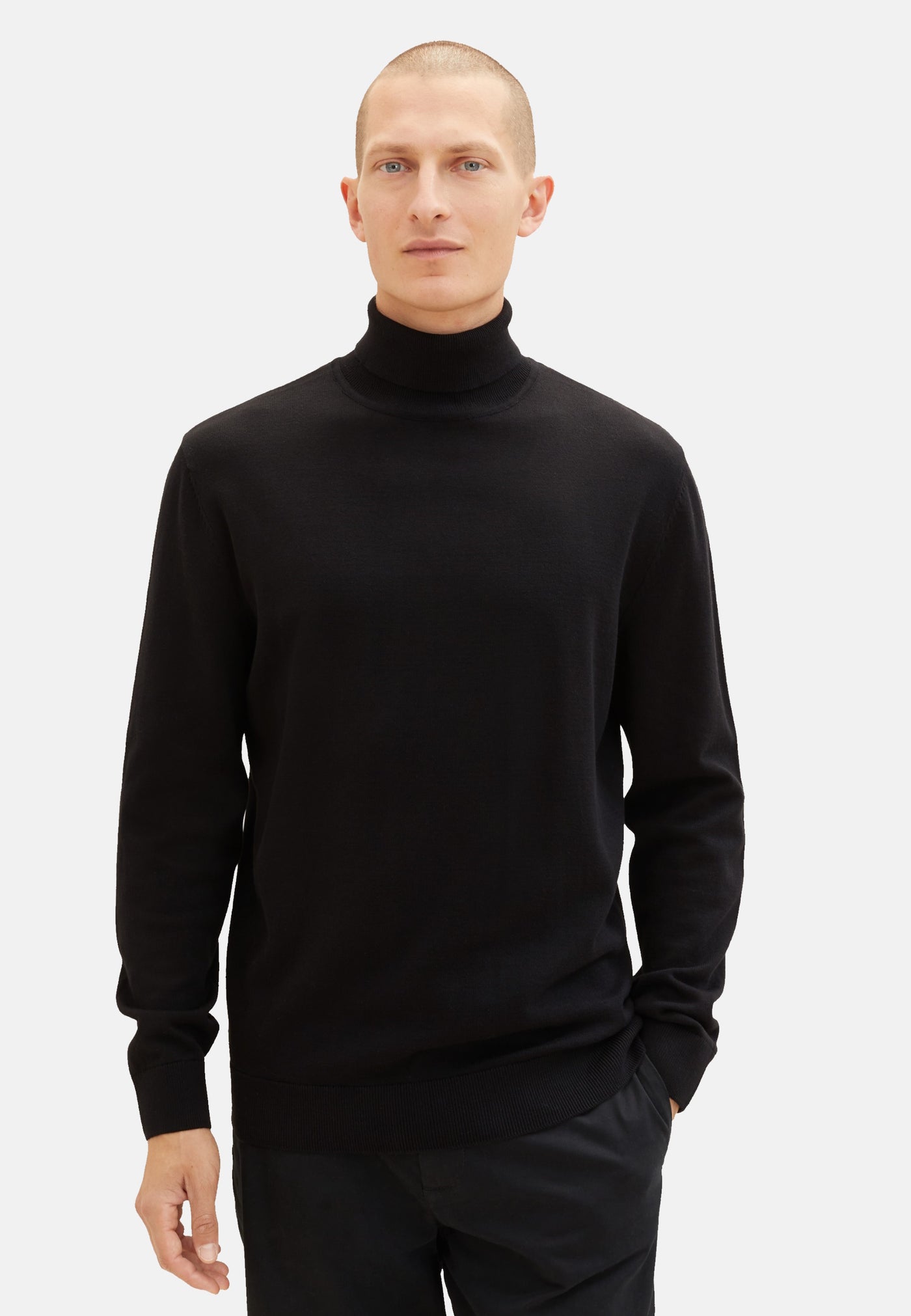 Tom Tailor mit Rollkragen und Rippbündchen
