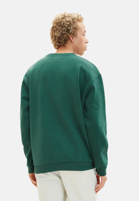 Tom Tailor Pullover ohne Kapuze mit kleinem Logo-Print