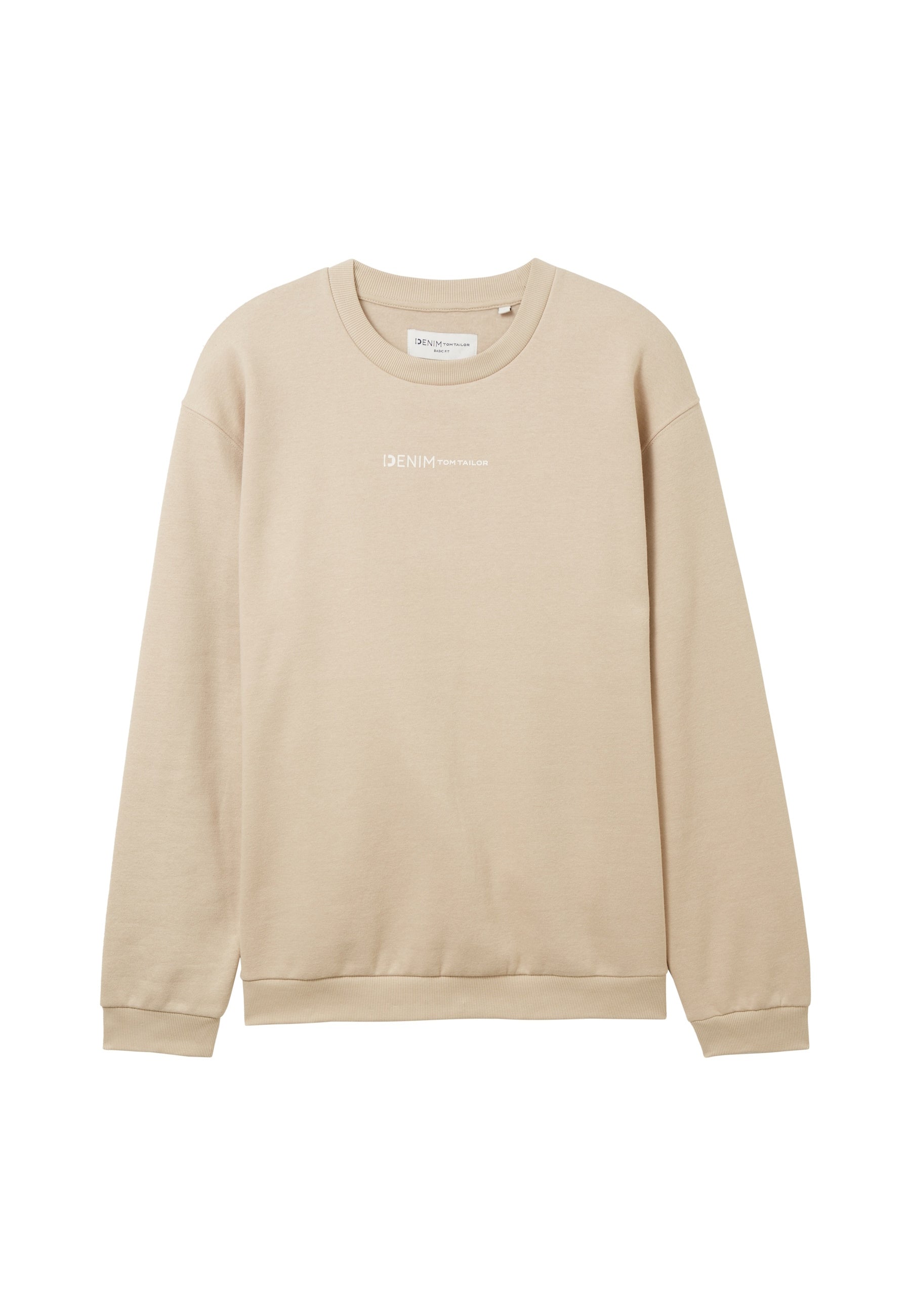 Tom Tailor Pullover ohne Kapuze mit kleinem Logo-Print