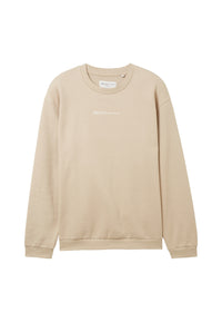 Tom Tailor Pullover ohne Kapuze mit kleinem Logo-Print
