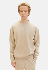 Tom Tailor Pullover ohne Kapuze mit kleinem Logo-Print