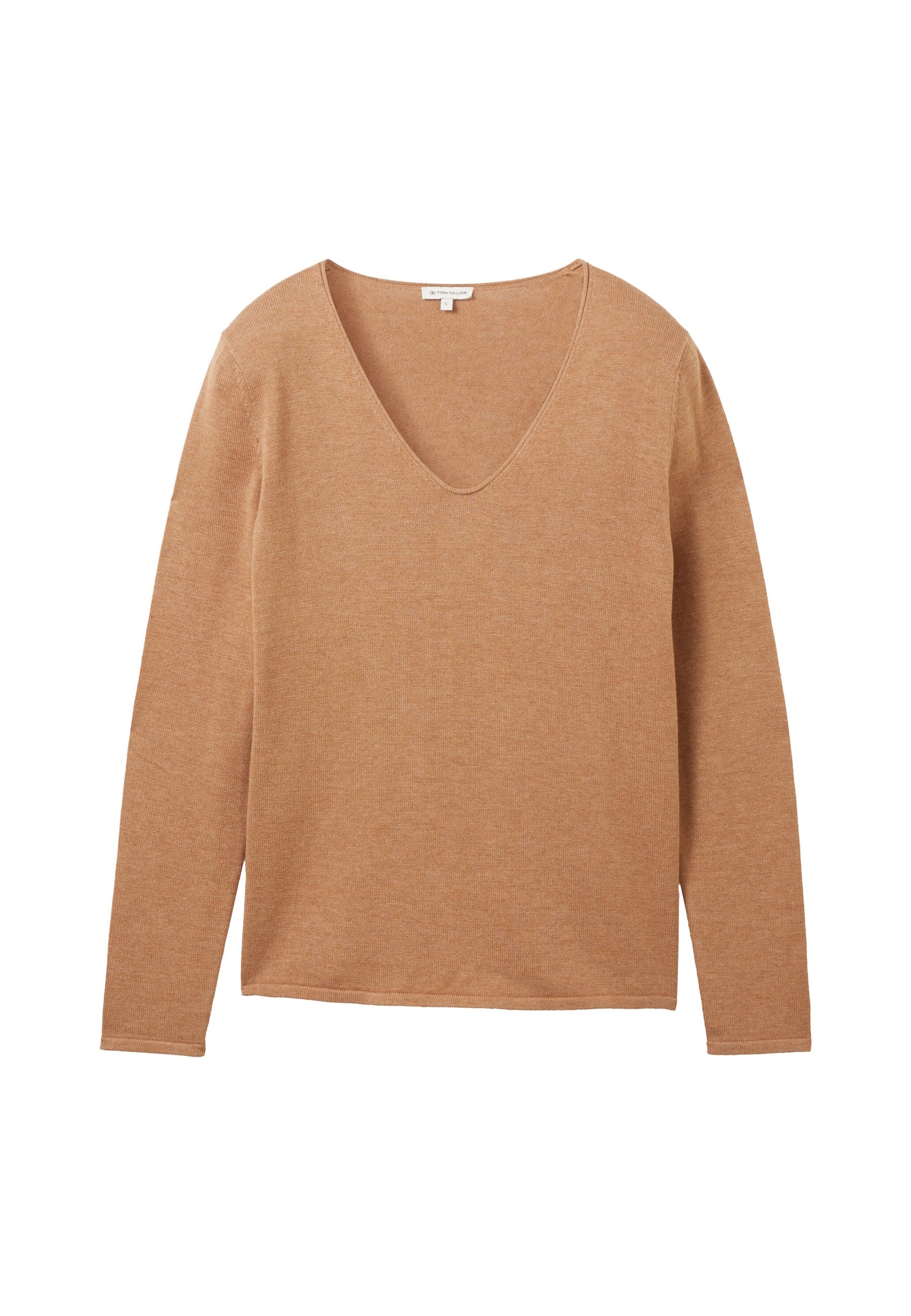 Tom Tailor Langarmshirt mit V-Ausschnitt