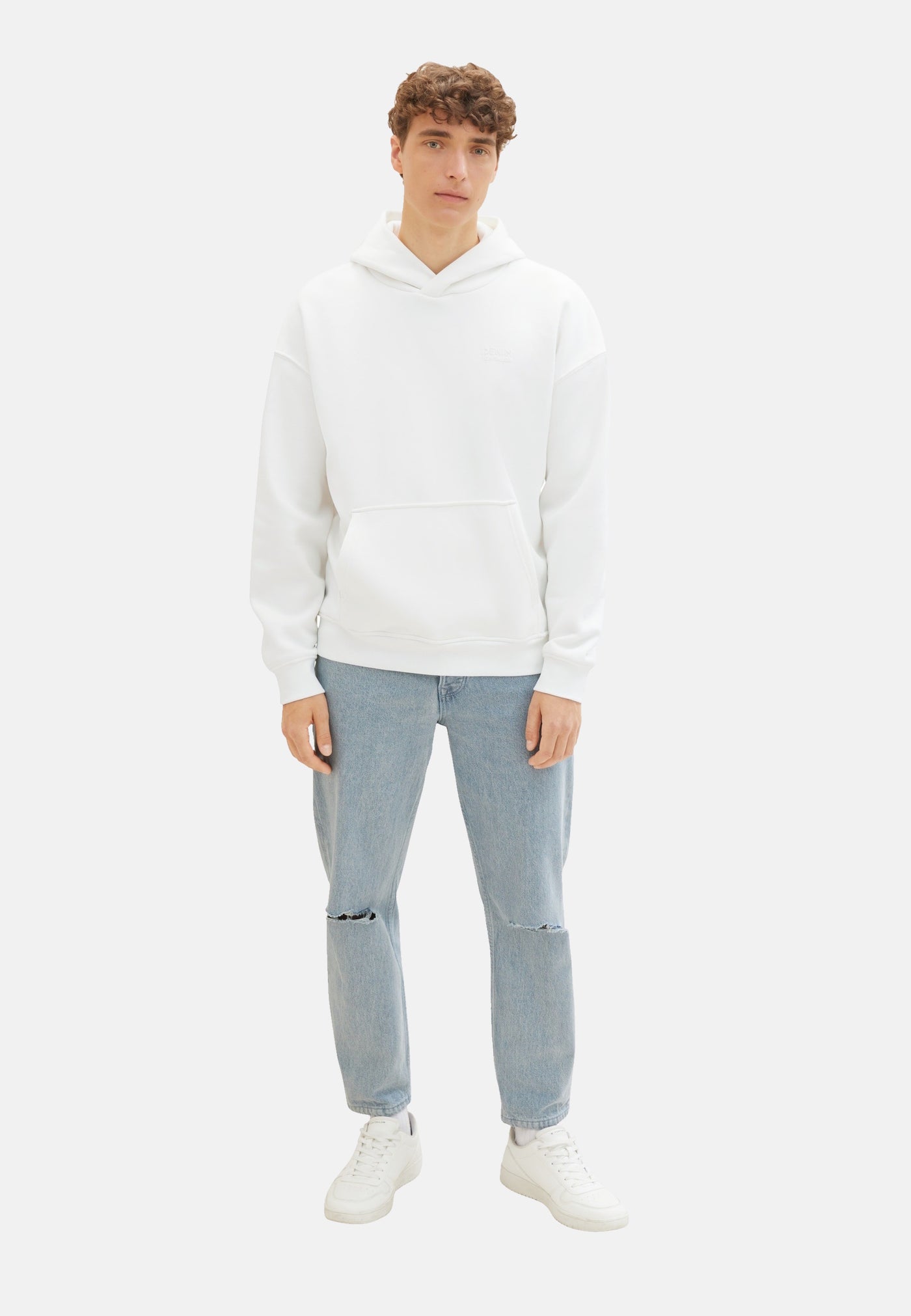 Tom Tailor Hoodie mit Kapuze und Kängurutasche