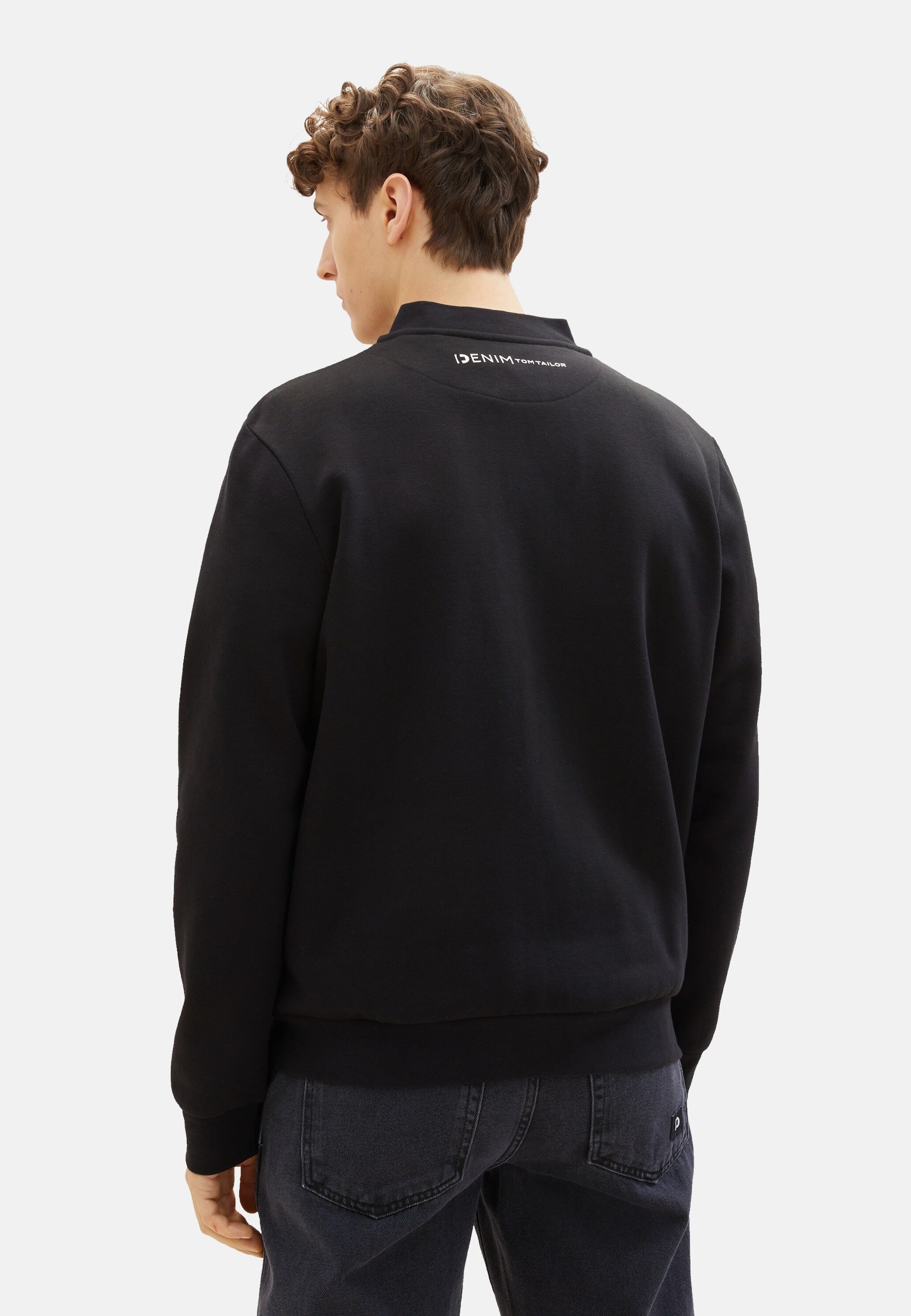 Tom Tailor Zip Sweatshirt mit Reißverschluss