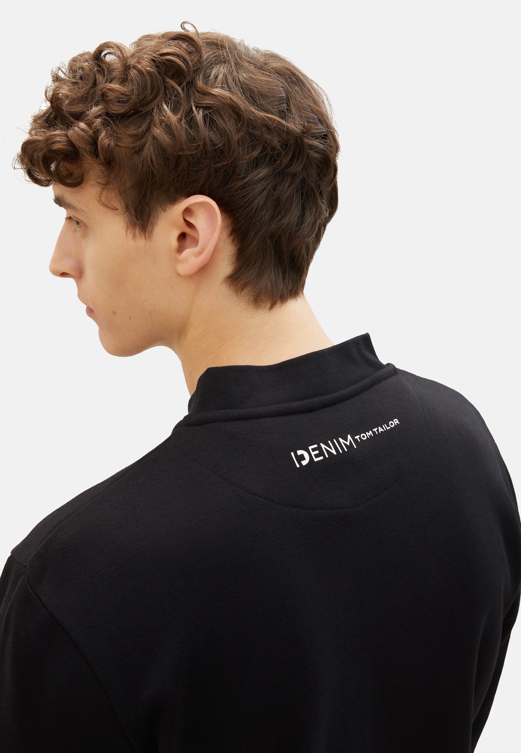 Tom Tailor Zip Sweatshirt mit Reißverschluss