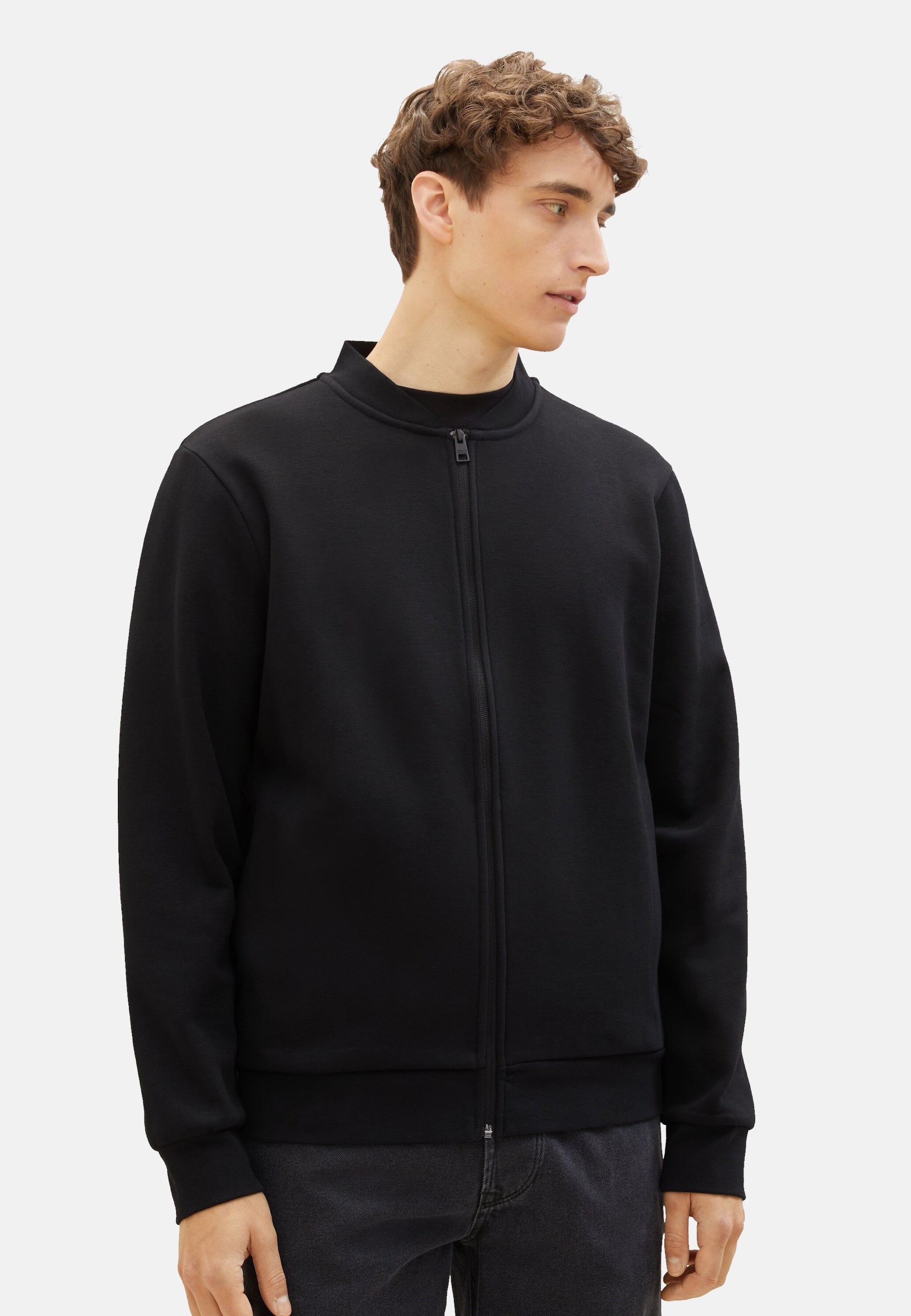 Tom Tailor Zip Sweatshirt mit Reißverschluss