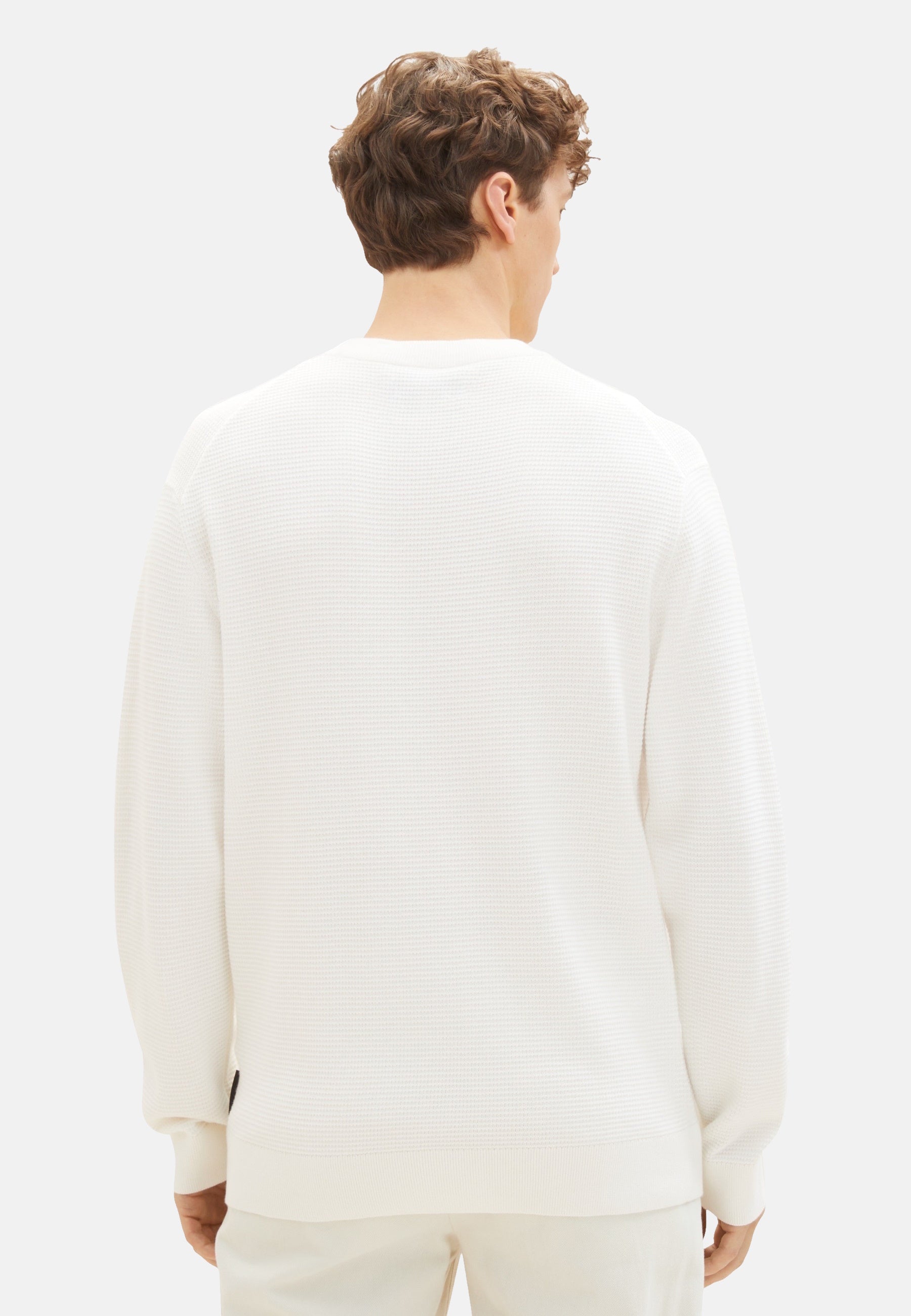 Tom Tailor Strickpullover einfarbig mit Struktur