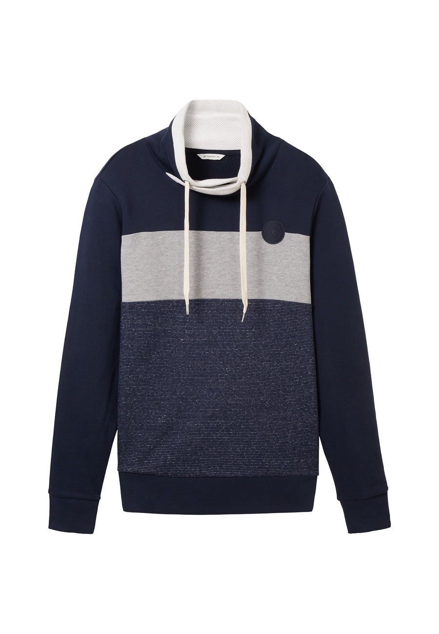 Tom Tailor Pullover ohne Kapuze mit Color-Block