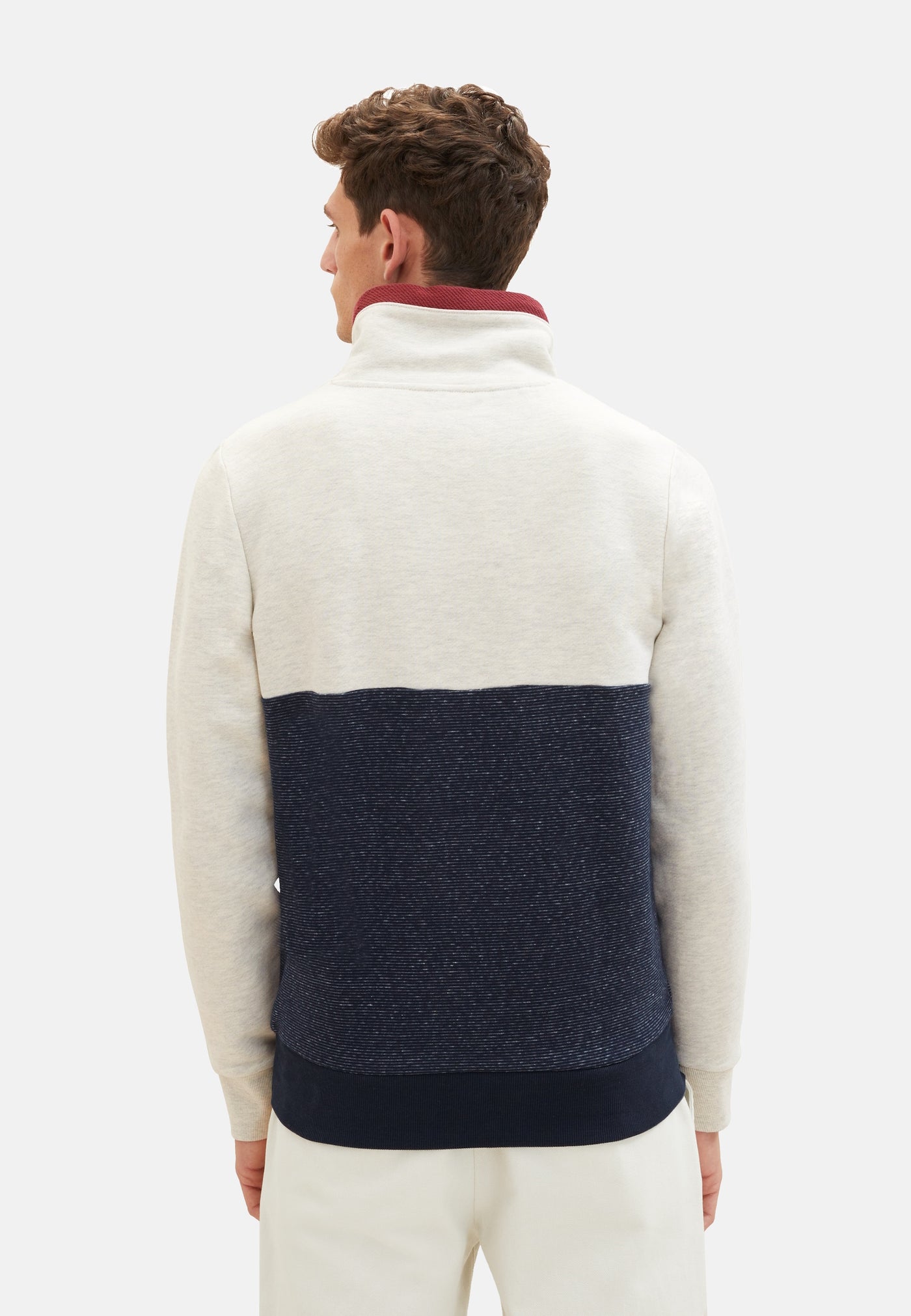 Tom Tailor Pullover ohne Kapuze mit Color-Block