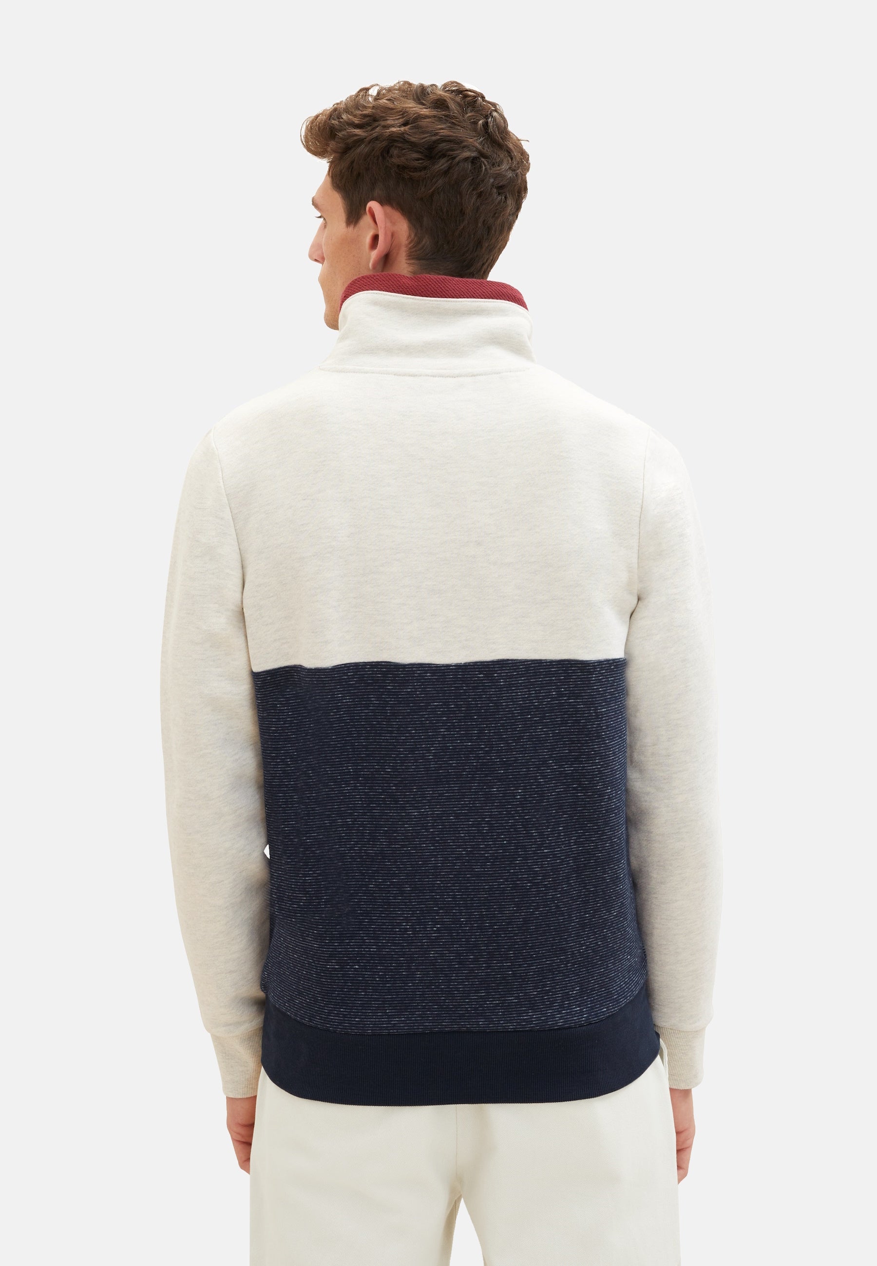Tom Tailor Pullover ohne Kapuze mit Color-Block