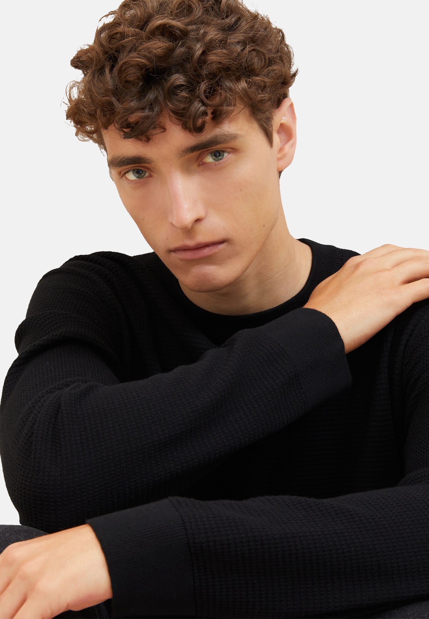 Tom Tailor Strickpullover einfarbig mit Struktur