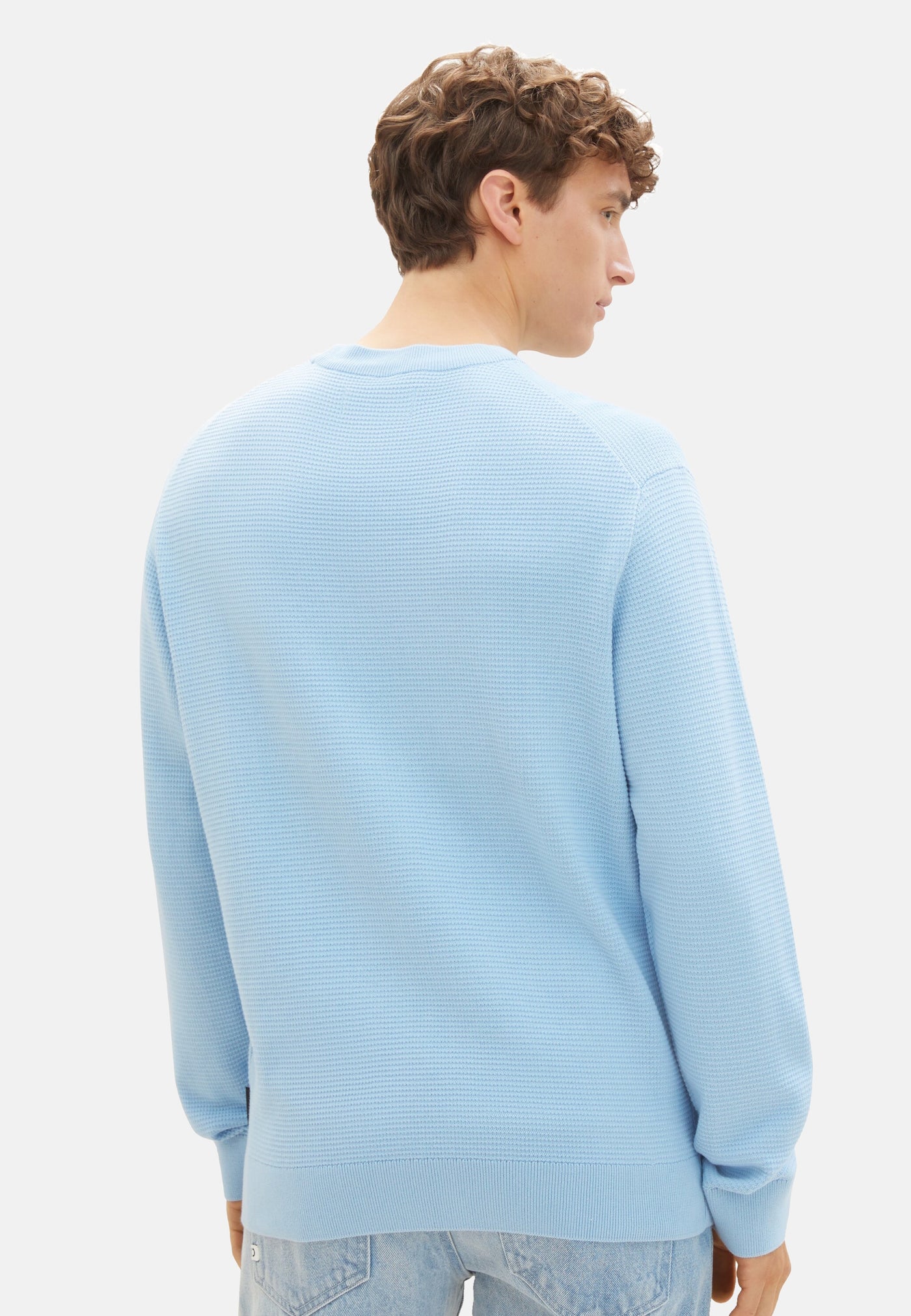 Tom Tailor Strickpullover einfarbig mit Struktur