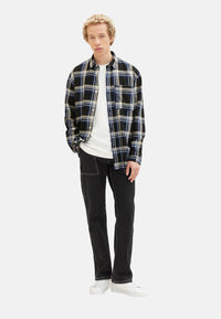 Tom Tailor Langarmhemd mit durchgehender Knopfleiste