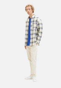 Tom Tailor Langarmhemd mit durchgehender Knopfleiste