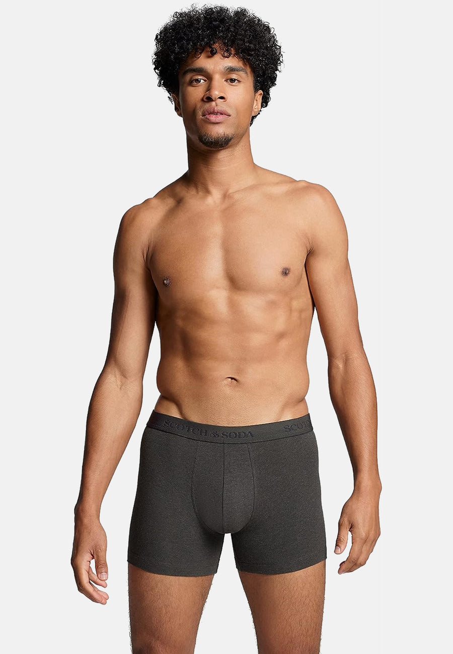 Scotch & Soda Base Herringbone Unterhosen Dreierpack