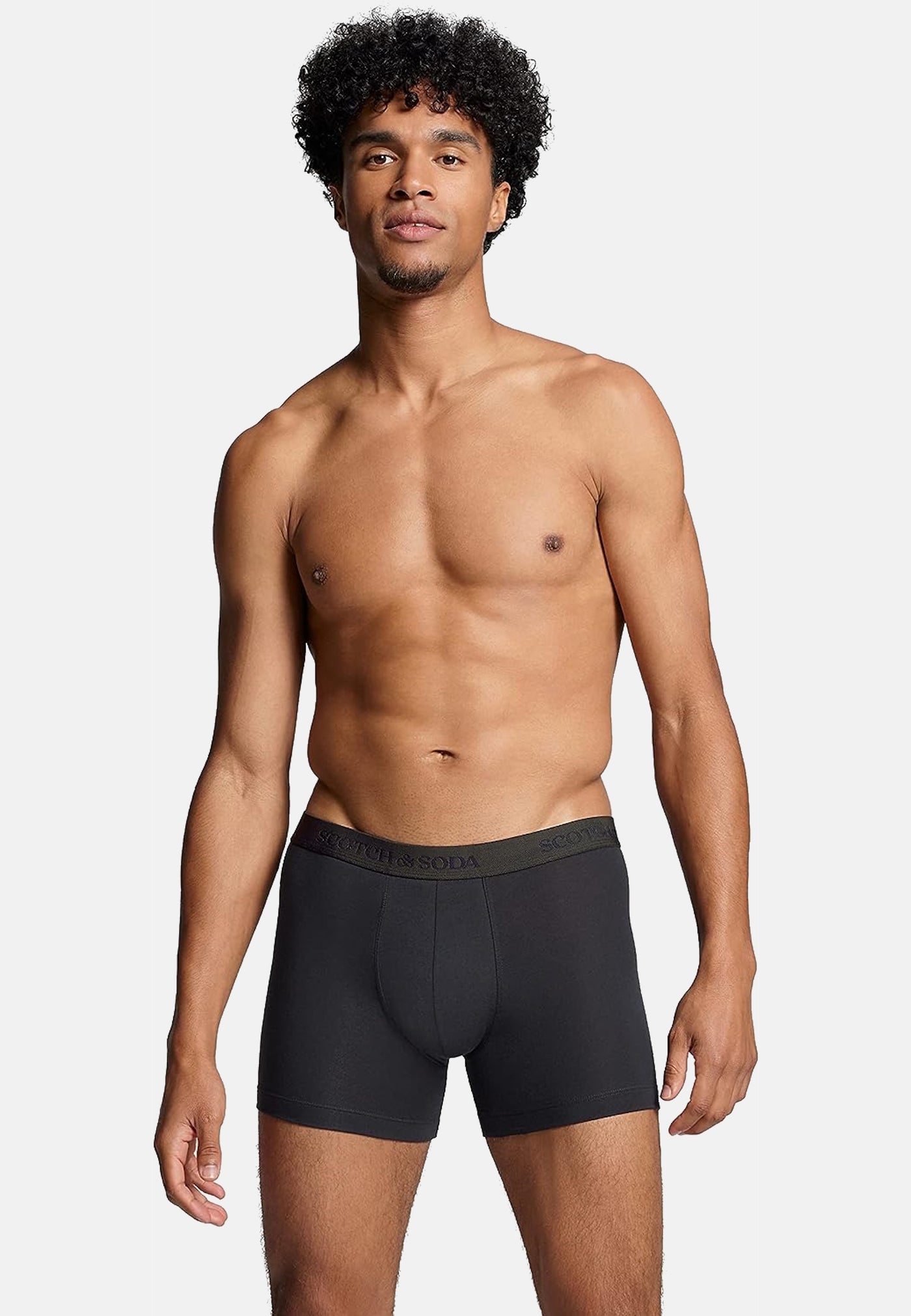 Scotch & Soda Base Herringbone Unterhosen Dreierpack