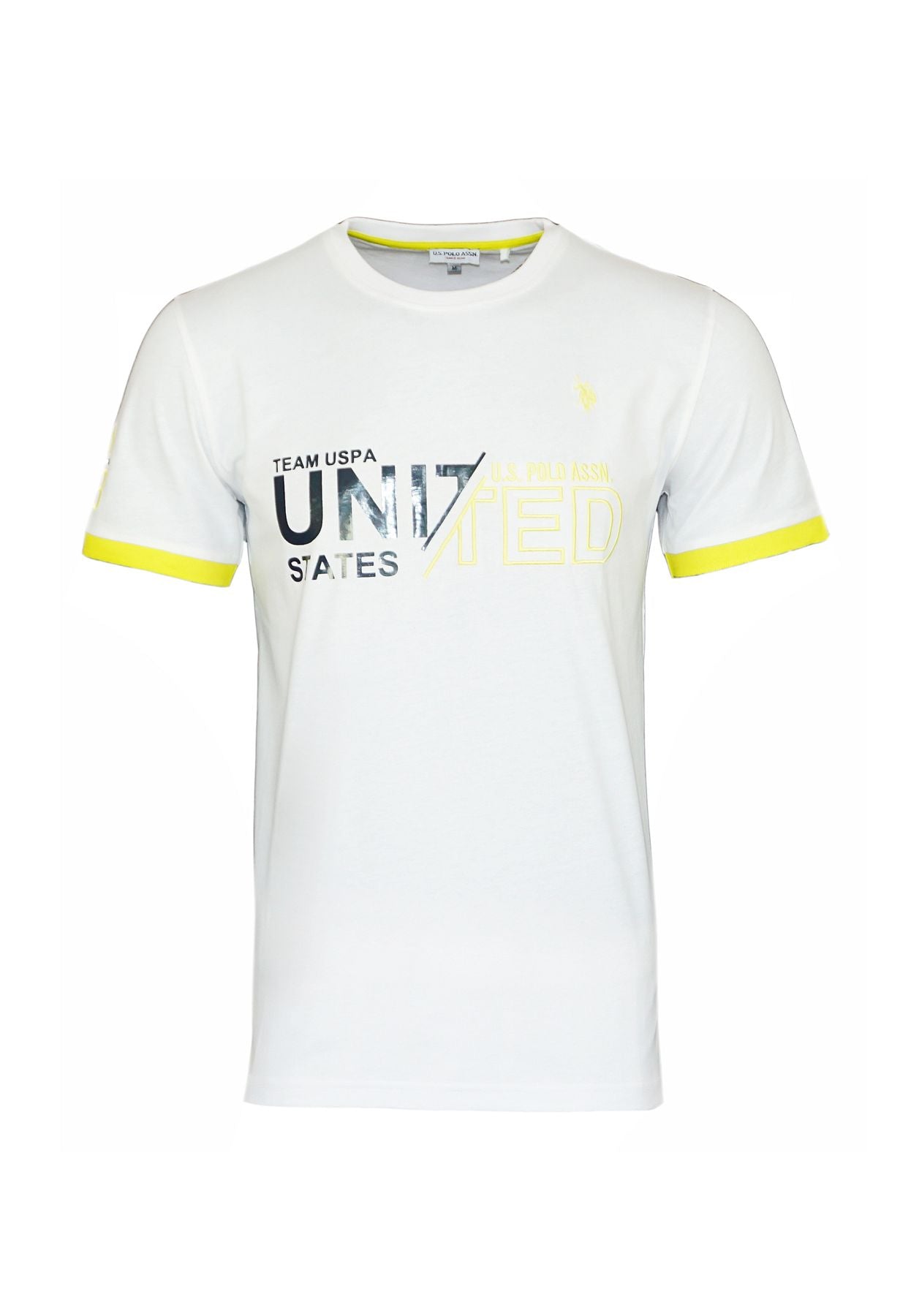 U.S. POLO Kurzarmshirt Luca mit Rundhals und Motiv