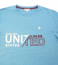 U.S. POLO Kurzarmshirt Luca mit Rundhals und Motiv