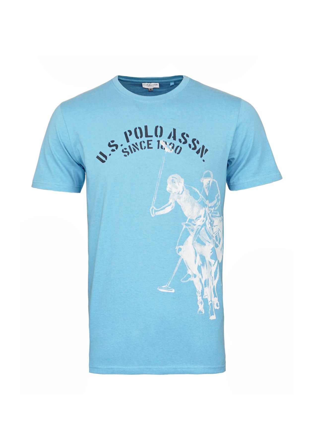 U.S. POLO Kurzarmshirt Since 1890 mit Rundhals und Aufdruck