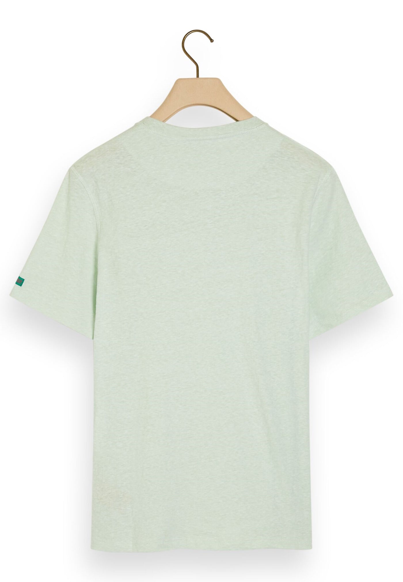 Scotch & Soda Kurzarmshirt mit R-Neck und Label-Flag