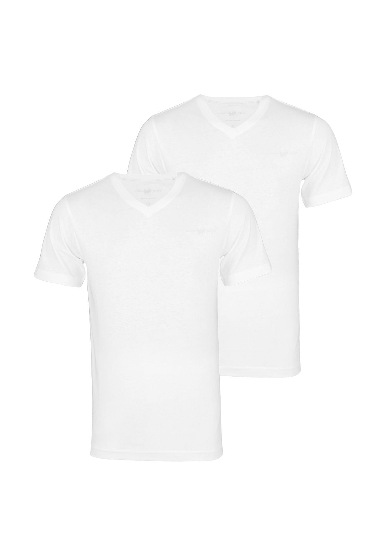 Harvey Miller 2 Pack Basic T-Shirt V-Ausschnitt