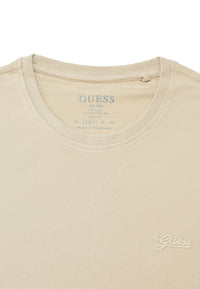 Guess Kurzarm T-Shirt BASIC PIMA mit Rundhalsausschnitt in Slim Fit