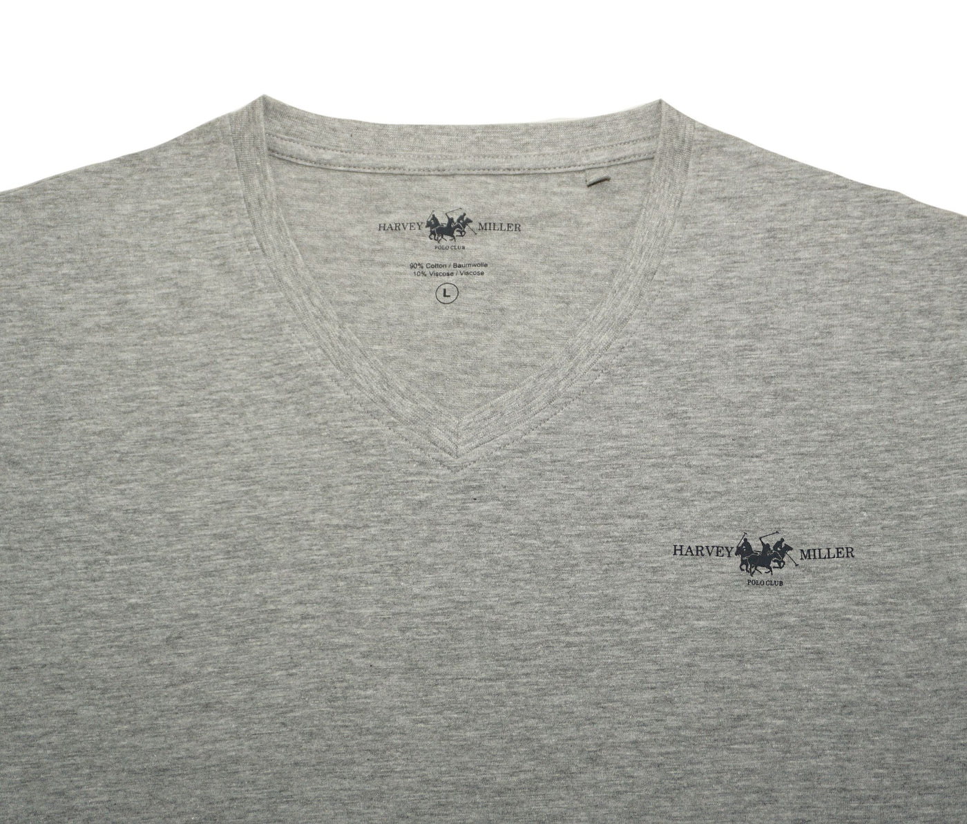 Harvey Miller 2 Pack Basic T-Shirt V-Ausschnitt