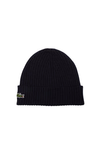 Lacoste Unisex Strick-Beanie mit gestickten Logo