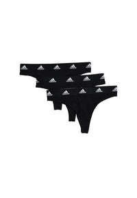 Adidas Damen-Tangas mit Logo-Bund 3er Pack