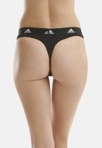 Adidas Damen-Tangas mit Logo-Bund 3er Pack